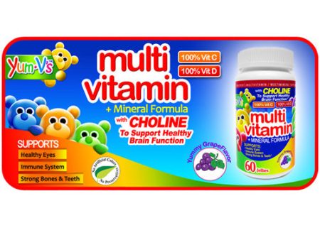 Multi-Vitamin Plus Multi-Mineral Fornula Grape 60 Chews By Dulce Probiotics For Cheap