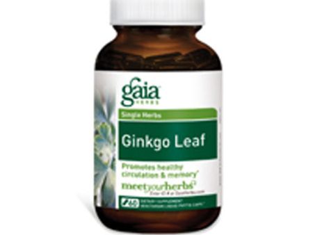 Ginkgo Leaf 60 caps By Gaia Herbs Cheap