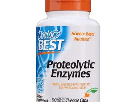 Proteolytic Enzymes 90 Veggie Caps By Doctors Best on Sale