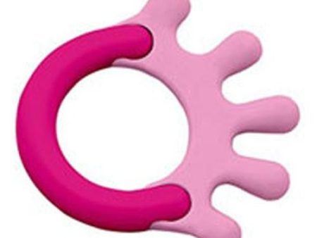 Cornstarch Hand Teether Hot Pink 1 Ct By Green Sprouts Fashion