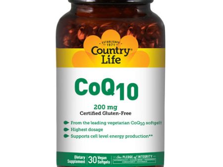 CO Q 10 30 Softgels By Country Life Cheap