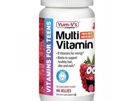 Multi Vitamins for Teens Raspberry 60 Count By Yum-V s Online Sale