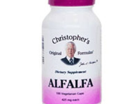 Alfalfa 100 Vcaps By Dr. Christophers Formulas For Discount