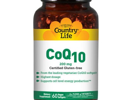 CO Q 10 60 Softgels By Country Life Discount