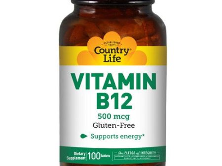 Vitamin B-12 100 Tabs By Country Life For Cheap