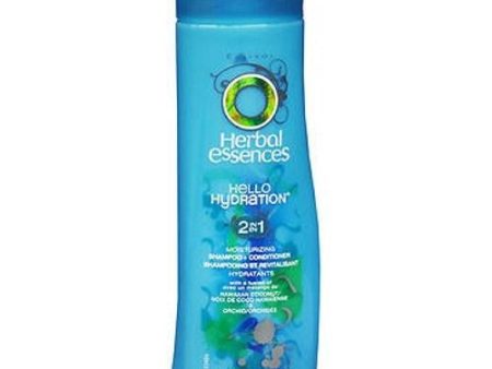 Clairol Herbal Essences Hello Hydration 2 in 1 Shampoo plus Conditioner Hawaiian Coconut Orchid 10.1 oz By Clairol Nice N Easy For Sale