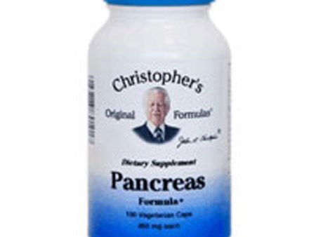 Pancreas Formula 100 Vegicaps By Dr. Christophers Formulas on Sale