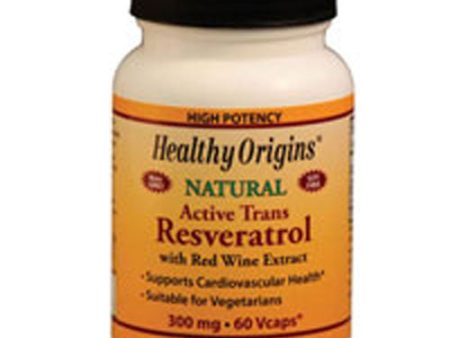 Natural Resveratrol 60 Veg caps By Healthy Origins Fashion