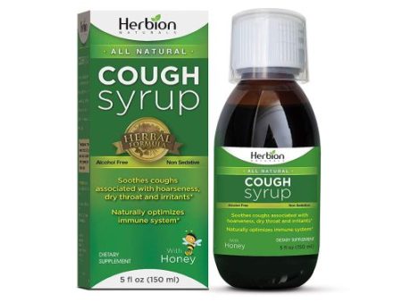 Cough Syrup With Honey Honey, 5 Oz By Herbion Naturals Online now