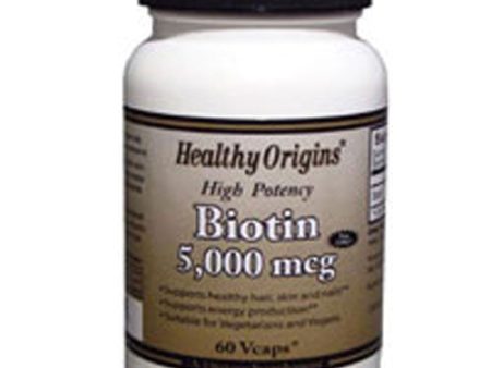 Biotin 60 Veg Caps By Healthy Origins Online