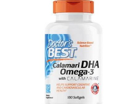 Calamari DHA with Calamarine 180 Soft Gels By Doctors Best For Discount