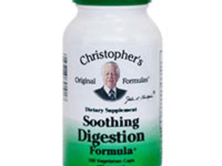 Soothing Digestion Formula 180 caps By Dr. Christophers Formulas Online now