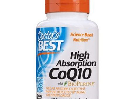 High Absorption CoQ10 with Bioperine 60 Softgels By Doctors Best For Sale