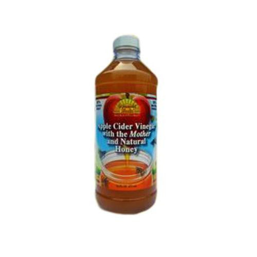 Apple Cider Vinegar with the Mother and Natural Honey 32 fl oz By Dynamic Health Laboratories Online Sale