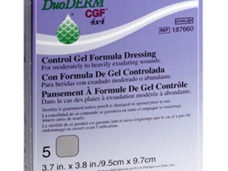 Convatec Duoderm Cgf Sterile Dressing 4 Inches X 4 Inches 5 each By Convatec For Sale