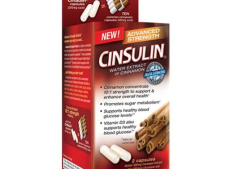 Cinsulin Advanced Strength 60 Caps By Cinsulin Fashion