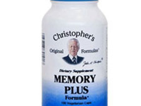 Memory Plus Formula 100 vcaps By Dr. Christophers Formulas For Cheap