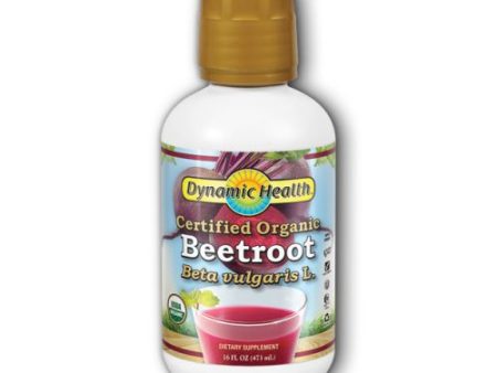 Certified Organic Beetroot Juice 16 oz By Dynamic Health Laboratories For Cheap