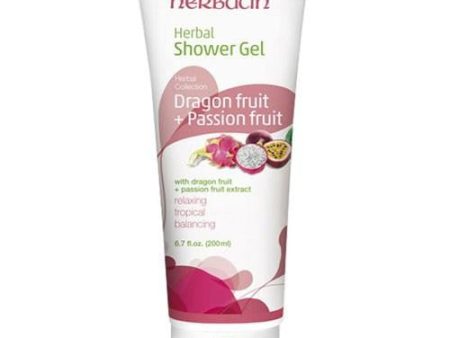 Herbal Collection Shower Gel Dragon Fruit & Passion Fruit 6.7 oz By Herbacin For Discount