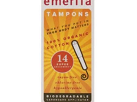 Super Cotton Tampoons 14 ct By Emerita Online