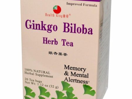 Ginkgo Biloba Herb Tea 20 bag By Health King Online